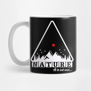 camping in best mood of nature, trekking, hiking, outdoor recreation, sports Mug